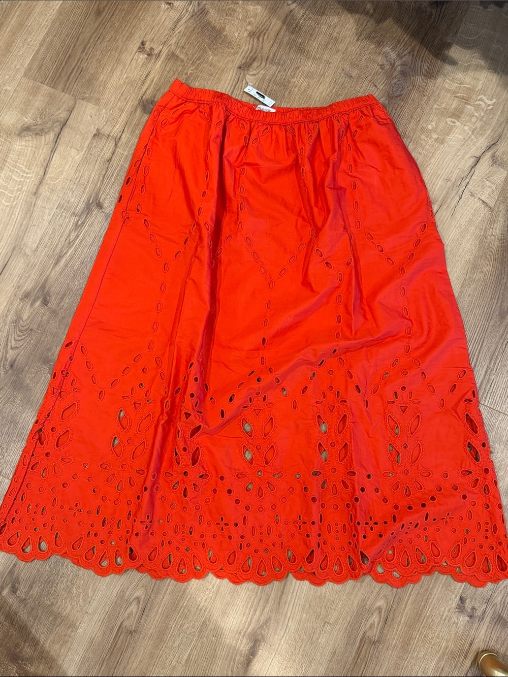 Madewell Embroidered Midi Skirt - Picture 8 of 9